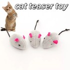 5pcs Plush Mouse Cat Toys Catnip Stuffed Mice Interactive Play Toy Set