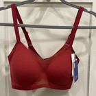 Honeylove Crossover Wire Free Bra Convertible Comfort 36 B c Ruby Nwt