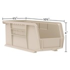 Akro-mils 12 Pack Akrobins Plastic Storage Bins  Space-saving Organizers  Clear