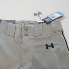 Under Armour Softball Baseball Pants Youth Size Medium Ymd Heatgear Grey Nwt
