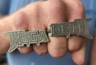 Set Of Megadeth Double Rings Concert Rock Ring Adjustable Mega Deth Metal 