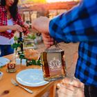Custom Engraved Whiskey Decanter Set - Decanter And 4 Glasses - Shield Design 