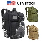 50l Large Tactical Military Backpack Waterproof Rucksack Hiking Laptop Backpack