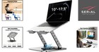 360   Adjustable Laptop Table Stand Lap Sofa Bed Tray Computer Notebook Desk