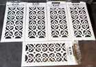 Lot Of 5 Decor Grates Fsh614-wh 6  X 14  Scroll White Floor Register