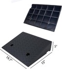 6  Rise Threshold Ramp Heavy Duty 11000lbs Capacity Loading Ramp 2 Pack