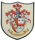 Coat Of Arms Paintings- Family Crest Wooden Plaque 14 X 17-inch Wall Plaque