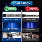 Pair 2ft Spiral Led Fat Whip Light Antenna Rgb Chasing For Can-am X3 Rzr Utv Atv