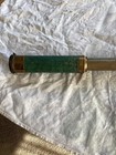Brass Telescope With Leather Wrap 16 1 2 Inches