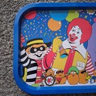 Vintage Mcdonald s Birthday Tv Tray Metal Lunch Dinner 15 5  X 11  Advertising 