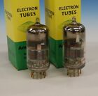 Rare Matched Pair 6922 Tubes By Amperex Usa For Beckman Maxi Preamp 2 Nos Bn1740