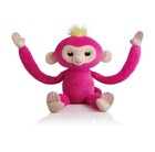 Bella Fingerlings Hugs Interactive Pink Plush Baby Monkey Pet