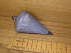 Vintage Plumb Bob- Conical Plumb Box Stamped 500  weighs 500g  10cm Long