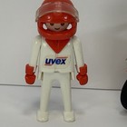 Playmobil 3303 - Vintage Motorbike Racer Set Uvex Pirelli Complete - Us Shipping