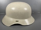 Vintage German Bund White Fiberglass Helmet Civil Defense Militaria Germany