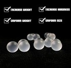 Hardest Frosted 7 3mm Gel Ball 2lb  About 200 000 Rounds - For Splatter Gel Ball