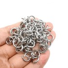 1000pcs Standard 304 Stainless Steel Open Jump Rings Unsoldered Loop Pick 3 10mm
