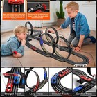Slot Car Race Track Set Electric Powered Race Track Dual Racing Car Track Set
