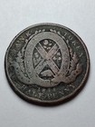 1844 Canada United Province Of Canada Bank Of Montreal Half Penny Token