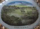 Two  2  Early 20th Century Souvenir Dishes Maid Of Mist Niagara Falls New York