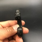 Old Hongshan Culture Meteorite Jade Hand-carved Pig Dragon Amulet Pendant