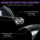 Short Stiletto Nail Tips - 240pcs Half Cover Fake Nails Short Stiletto For Ex   
