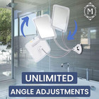 Mirrorvana Flexible Fogless Shower Mirror For Bathroom Shaving With Height Adjus