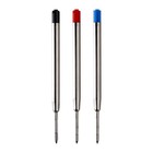 20pcs 3 9in Medium Point Black Ink Ballpoint Pen Refills For Parker Pens