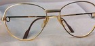 Cartier S Saphirs Eyeglass Frame 55   18 Gold silver Vintage Authentic 