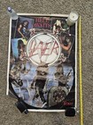 Vintage Slayer 1985 Hell Awaits Tour Band Original Poster Metal - Ultra Rare 