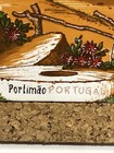 Portimao Portugal Hand Painted Tile Farm Scene Cork Trivet  Wall Hanging 8   
