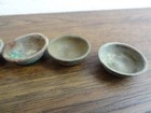 Antique Mongolian Tibetan  Buddhist  Brass  Offering Bowls  Set Of 7  2