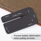 Wuta Leather Punch Aid Pulling Board Chisel Pricking Iron Mate Auxiliary Tool