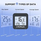 Cycplus G1 Wireless Mini Gps Bike Computer  Speedometer Odometer With Waterproof