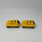 Dewalt 20v Max 2 0ah Battery 2-pack Yellow black  dcb203-2 