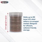 Coin Tubes For Silver Dollars 20 Pack Holds Eisenhower Dollar