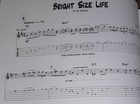 Pat Metheny Bright Size Life Jazz Guitar Tab Book Sheet Music Tablature Songbook