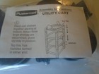 Rubbermaid  Utility Cart  Wheels 4 Pack New Factory Sealed Plastic Black Homeuse