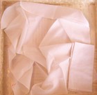 Lot Of 2 Vintage French Hankies Handkerchiefs White Cotton 1 Big   1 W  Openwork