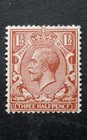 King George V Gb 1 1 2d  pencf  Sg 364a N18e  13  Mh Well Centered Good Perf  Vf