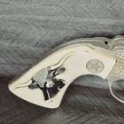 Vintage Hubley Texan Jr  Die Cast Cap Pistol Gun Working