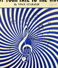 1964 Vince Guaraldi Sheet Music  cast Your Fate To The Wind  Signed W  Sketch