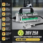 36 Volt 25a Forklift Battery Charger Charger With Sb175a   Sb50 Plug 16ft Cable