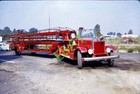  2  Bradford  Pa Fire Apparatus Slides  1935 Mack Ladder