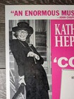 1960 s Vintage Broadway Poster Katharine Hepburn As Coco Window Card 14  X 22 