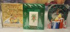Vintage Unused Foil Die Cut Christmas Cards