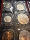 1961-d U s  Mint Set   40  Silver Kennedy Halves 90  Franklin Silver Coin Lot