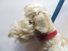 1950s German Steiff Tan Mohair Snobby Poodle Dog Ear Button Articulated Legs