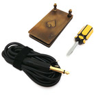 The Solid Brass Ace Of Spades Foot Pedal Tattoo Foot Switch 360 Degree Square