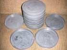 Nine- 400ft 16mm Plastic Film Cans - New